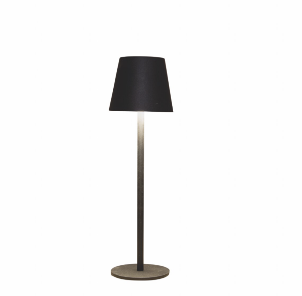 Draadloze Tafellamp - Oplaadbare Lamp - Dimbaar - Zwart - 36,5cm - Tafellamp Oplaadbaar - Touch Lamp - Binnen en Buiten