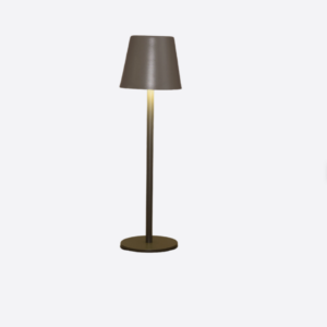 Draadloze Tafellamp - Oplaadbare Lamp - Dimbaar - Taupe - 27,5cm - Tafellamp Oplaadbaar - Touch Lamp - Binnen en Buiten