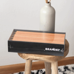 Branded By - Dinerkaars - XL - 28 cm - Cognac - 18 Stuks